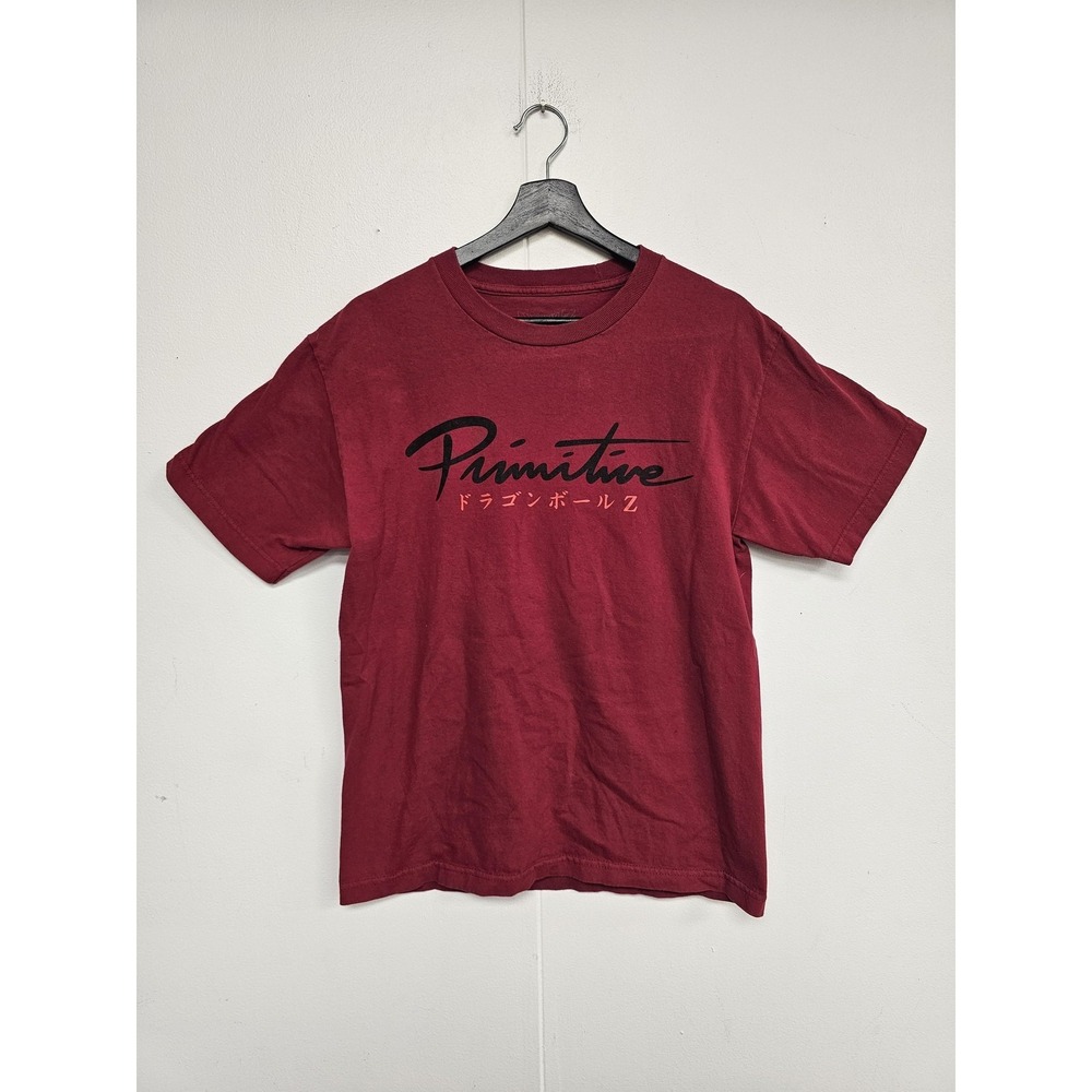 Primitive Dragon Ball Z Shirt Mens Medium Red Shenron Anime Graphic Tee‎